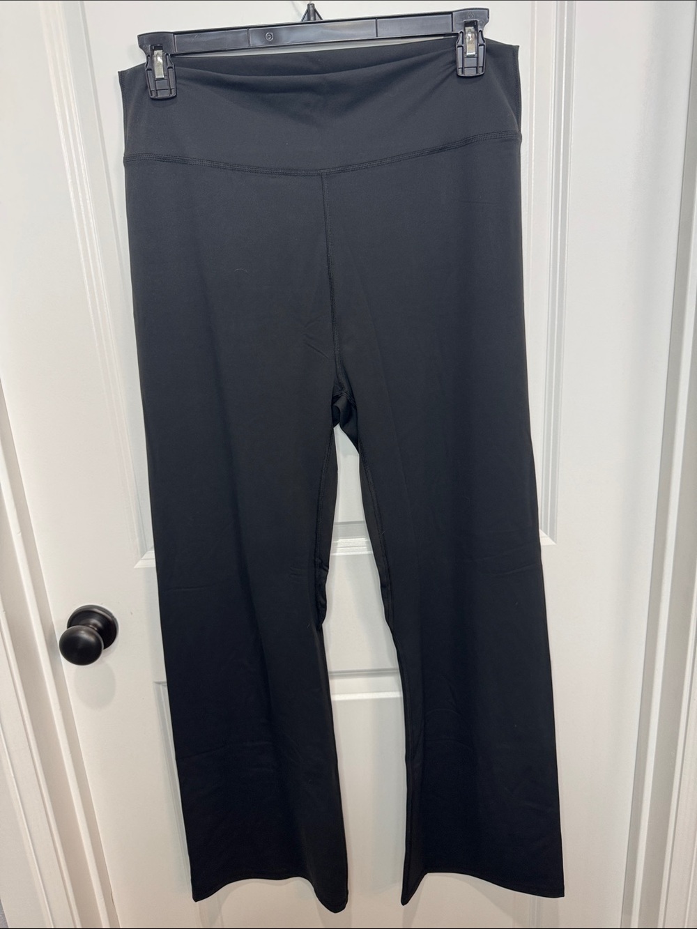 Black Wide-Leg Women's Pants